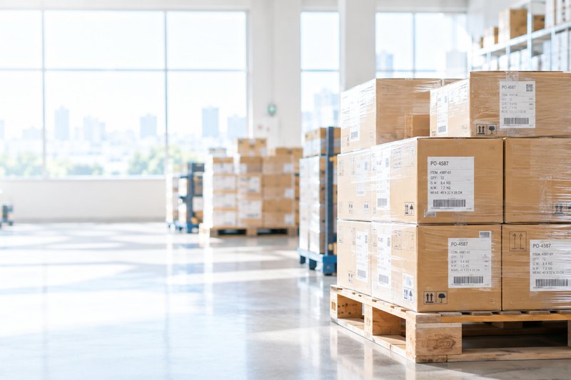 梱包した商品を発送・お渡しする様子